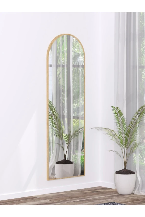 Nysamo 50x150 Cm Meşe Boy Ayna Antre Koridor Konsol Duvar Salon Banyo Wc Ofis Çocuk Yatak Odası ürün görseli 1