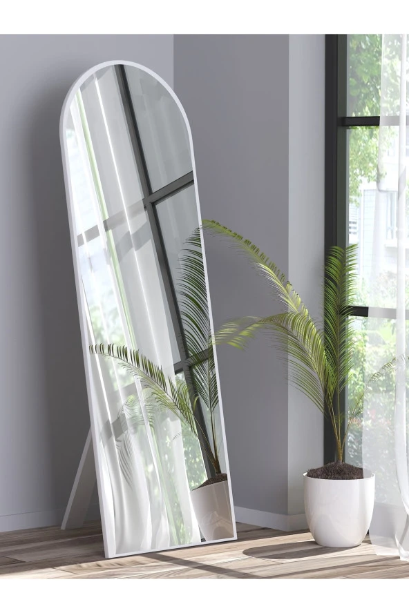 Nysamo Nice Beyaz Antre Koridor Duvar Salon Banyo Wc Ofis Çocuk Yatak Odası Boy Ayna 50x150 Cm ürün görseli 1
