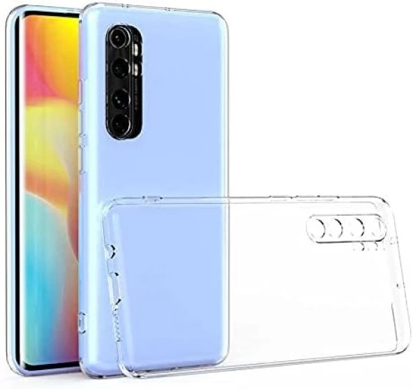 Tfy Store Mi Note 10 Lite Uyumlu Şeffaf Silikon Telefon Kılıfı ürün görseli 1