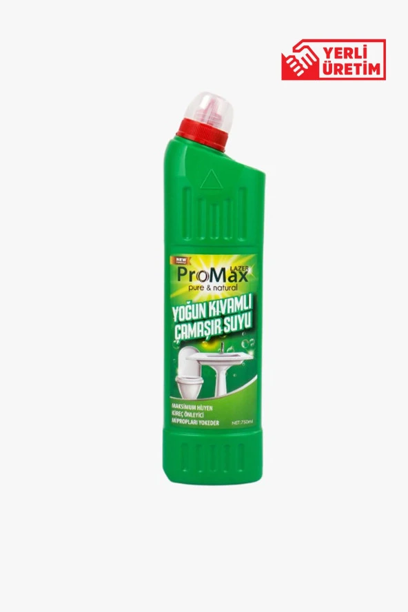 LAZERPROMAX  %100 Yerli Yoğun Kıvamlı Çamaşır Suyu 750ML ürün görseli 1