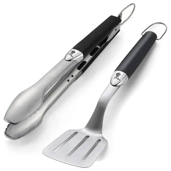 Weber 6645 Mangal Maşası ve Spatulası 2'li Seti ürün görseli 1