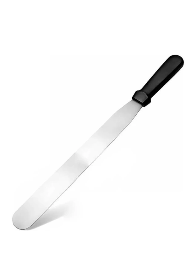 Paslanmaz Çelik Pasta Düzleme Hazırlama Spatulası Dilimleyici Kaldırıcı 31cm ürün görseli 1