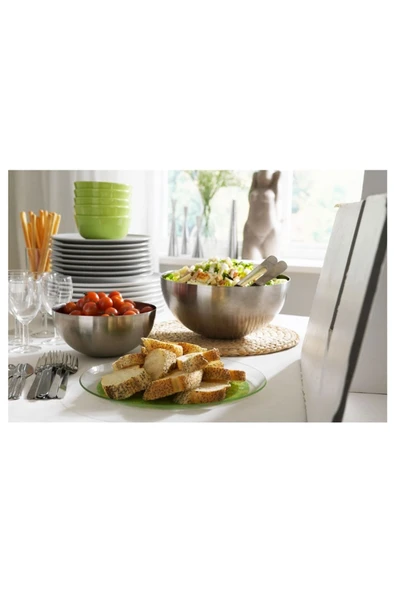 Blanda Blank Metal Servis Kabı 20 cm - Resim 4