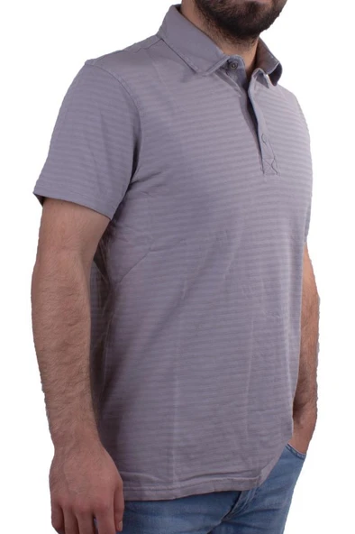 Twister Jeans 2214CN Gri Polo Yaka Erkek T-Shirt ürün görseli 1