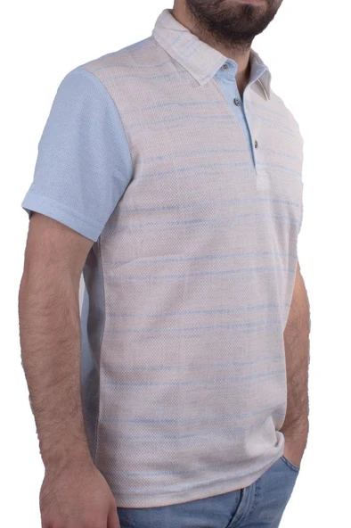 Twister Jeans 2281CN Mavi Polo Yaka Erkek T-Shirt ürün görseli 1