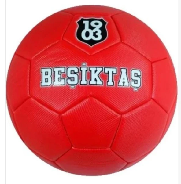 Beşiktaş Lisanslı Orjinal Futbol Topu Kırmızı No 5 ürün görseli 1