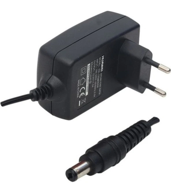 Huawei 12V 1.5A Modem ve Arduino Uyumlu Plastik Kasa Priz Tipi Adaptör HW-120150E6W ürün görseli 1