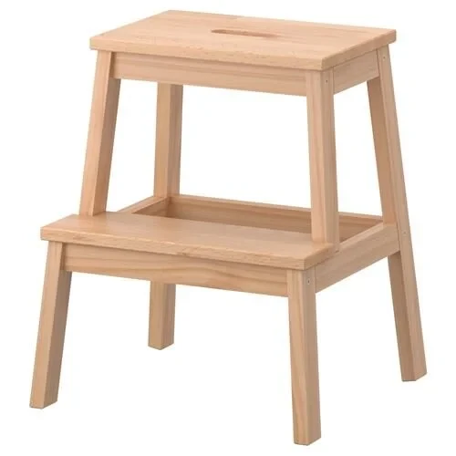 IKEA Bekvam Basamaklı Mutfak Taburesi Kayın 43x50 cm Masif Ahşap ürün görseli 1