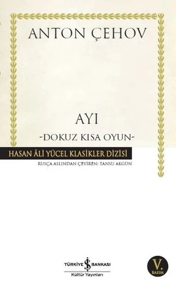 Ayı (K.Kapak) ANTON PAVLOVİÇ ÇEHOV - Resim 2