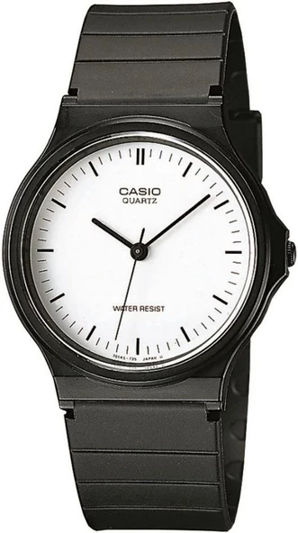 CASIO MQ-24-7ELDF SİYAH SİLİKON KORDON UNISEX KOL SAATİ ürün görseli 1