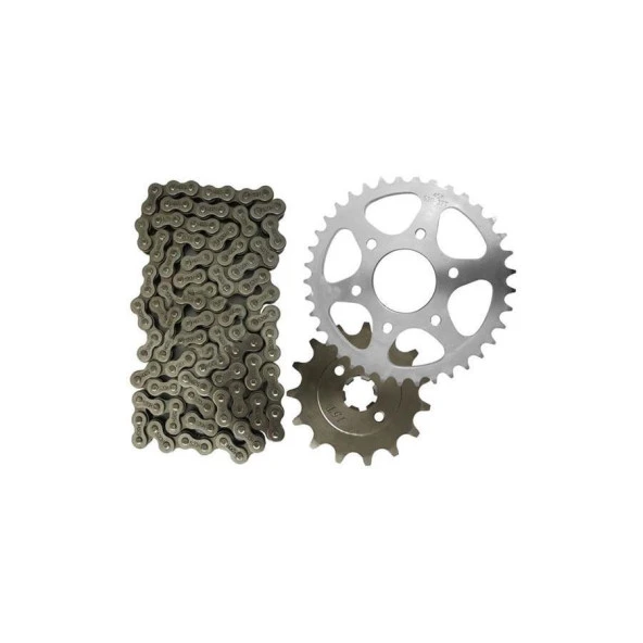 ZINCIR DISLI SET 520H 108L-14T+40T PULSAR NS200 - RS200 ürün görseli 1