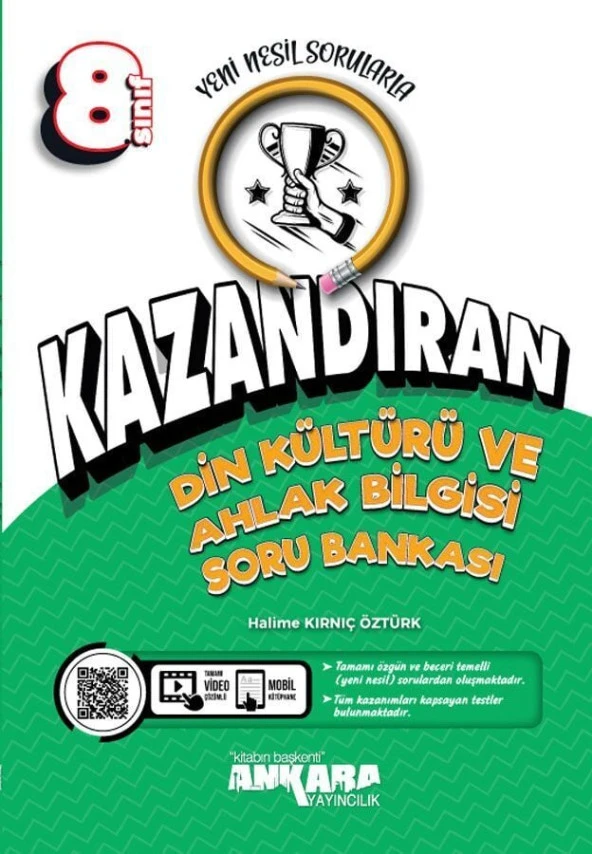 Ankara Yayıncılık 8. Sınıf Kazandıran Din Kültürü ve Ahlak Bilgisi Soru Bankası ürün görseli 1