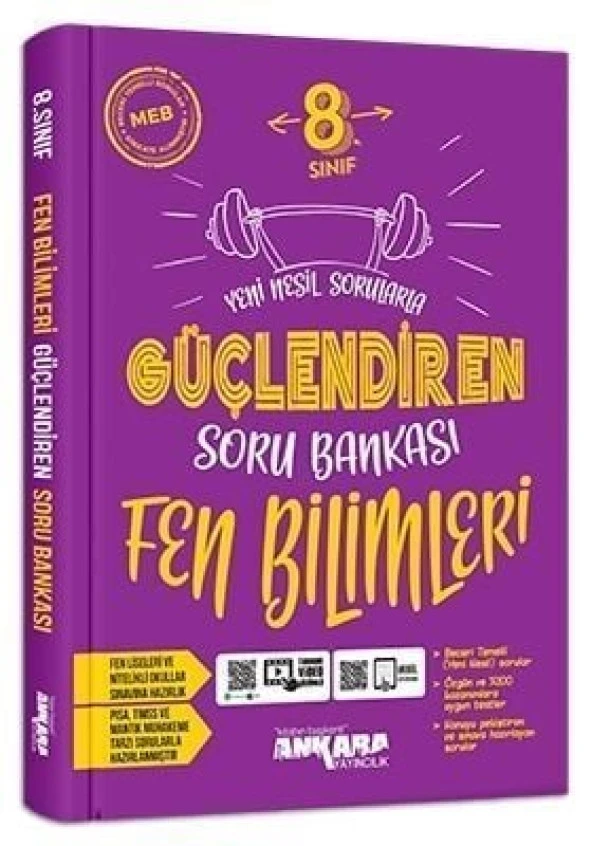 Ankara Yayıncılık 8. Sınıf Fen Bilimleri Güçlendiren Soru Bankası ürün görseli 1