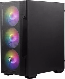MSI MAG FORGE M100A D60 Akrilik yan panel 3x120mm 1x120mm Auto RGB Fan 600W 80+ mATX Gaming Bilgisay ürün görseli 1