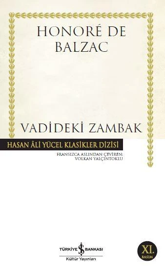 Vadideki Zambak (K.Kapak) HONORE DE BALZAC ürün görseli 1