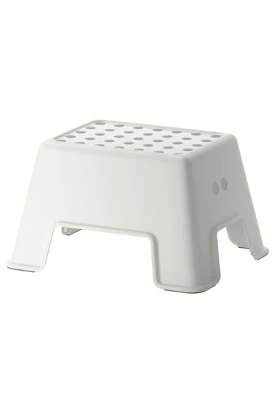 IKEA Bolmen Tabure - Çocuk Bebek Banyo Taburesi - Beyaz ürün görseli 1
