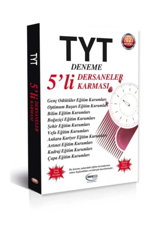 2022 TYT 5`li Dersaneler Karması Deneme Ankara Kariyer Akademi ürün görseli 1