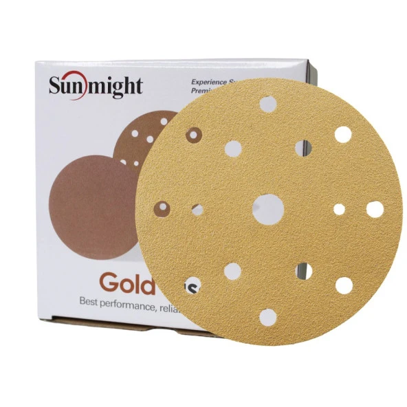 Sunmight Gold 44812 Delikli Su Zımpara 240 Kum 15cm (100 Adet) ürün görseli 1