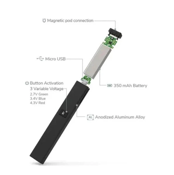 iKrusher Vfire Pro Vape Batarya 1 Adet - Resim 5