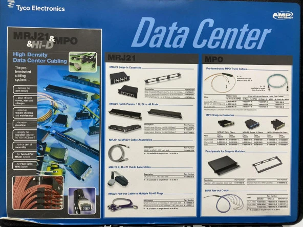 Tyco Electronics MRJ21 & MPO & Hi-D Data Center Numune Çantası - Resim 8