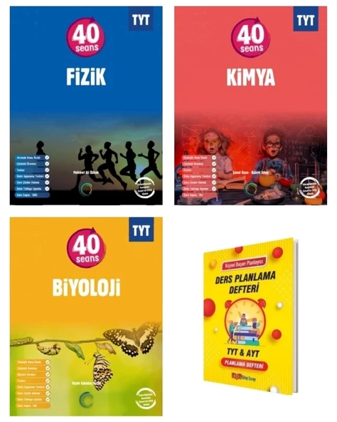TYT 40 Seans Fizik Kimya ve Biyoloji ürün görseli 1