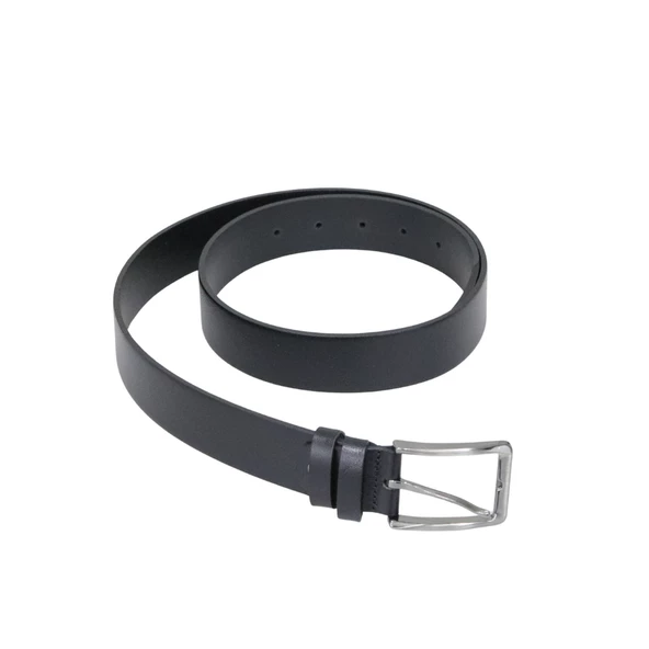Guard Siyah Klasik & Spor Deri Erkek Kemeri - 3,5 Cm ürün görseli 1