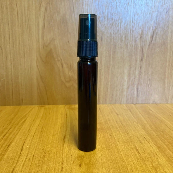 25 cc Amber Plastik  Şişe - Siyah Spreyli - 25 ml Cep Boy Plastik (Kalem Parfüm) Şişe  x 6 Adet ürün görseli 1