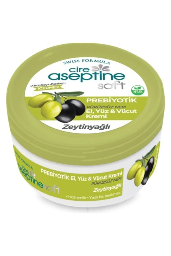 Cire Aseptine Soft Prebiyotik Zeytinyağlı Krem 200 ml ürün görseli 1