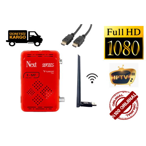 Next Kanky Full HD Yeni Uydu Alıcı + Wifi Anten ürün görseli 1
