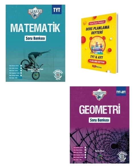 TYT IceBerg Matematik ve Geometri Soru Bankası ürün görseli 1