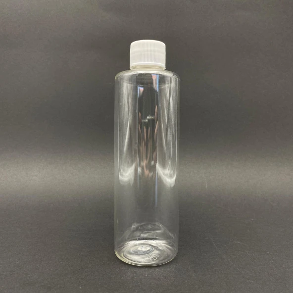 250 cc Pet Şişe - Beyaz Kapaklı - 250 ml Kapaklı Plastik Şişe  x 6 Adet ürün görseli 1