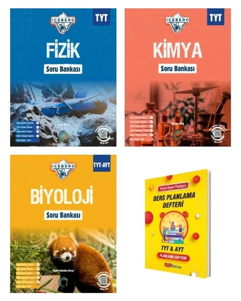 TYT IceBerg Fizik Kimya ve Biyoloji Soru Bankası ürün görseli 1