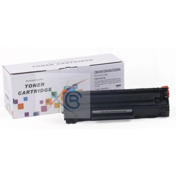 Muadil Toner Universal CE285A/435A/436A SİYAH ÇİPLİ ürün görseli 1