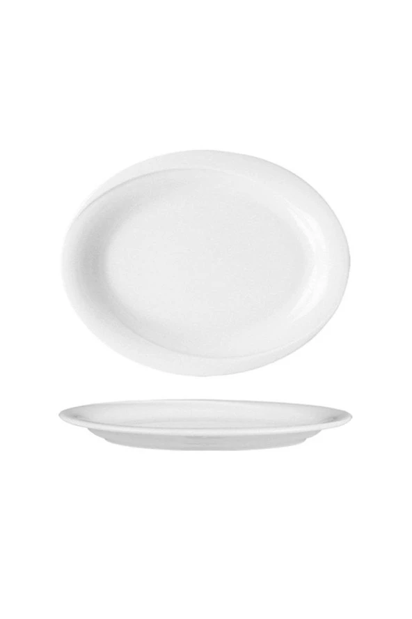 Güral Porselen X-tanbul Otel 20x15 cm Kayık Tabak Dekorsuz ( XT20KY00 ) 1 ADET ürün görseli 1