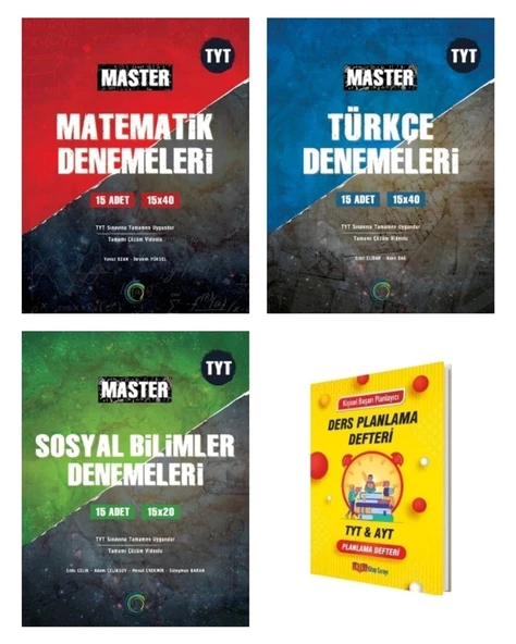 TYT Master Matematik Türkçe ve Sosyal Bilimler Eşit Ağırlık Sözel Deneme Seti ürün görseli 1