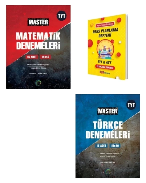 TYT Master Matematik ve Türkçe Branş Denemeleri ürün görseli 1