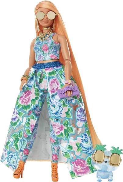 Barbie Extra Fancy - Çiçekli Kostümlü Bebek, 3 yaş ve üzeri, HHN14 ürün görseli 1