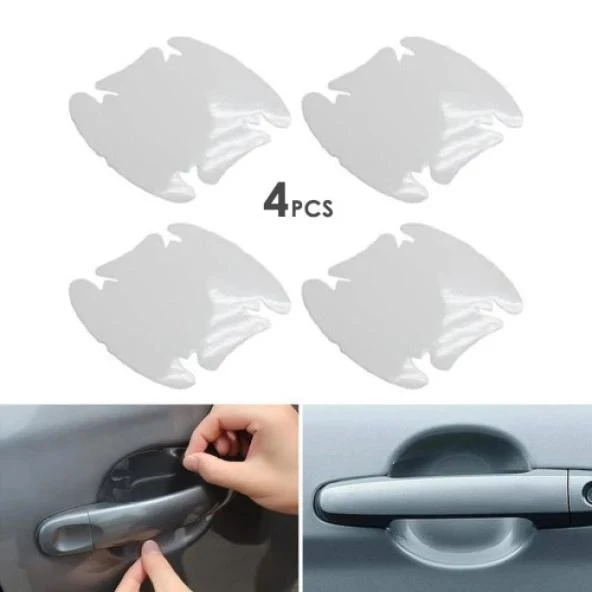 Araba Kapı Kolu Koruyucu Film (4lü Set) ürün görseli 1