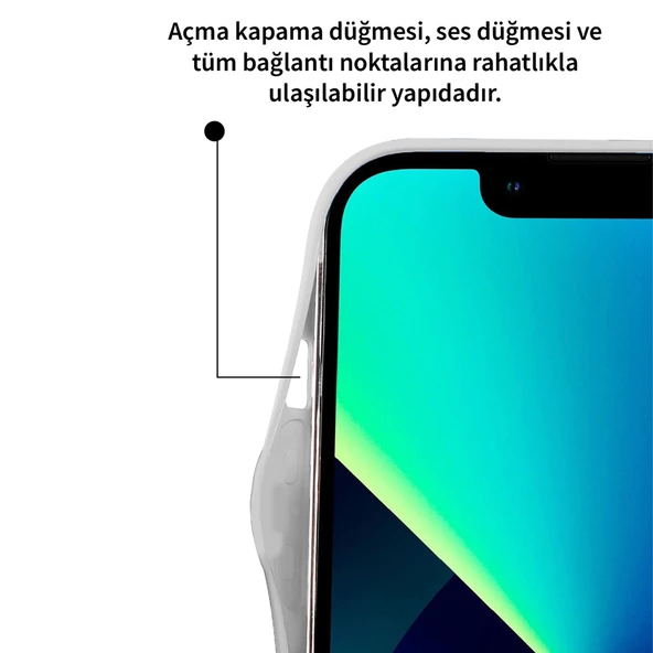 iPhone 13 Pro Max Dapper Seri Kamera Korumalı Airbag Kapak - Resim 4