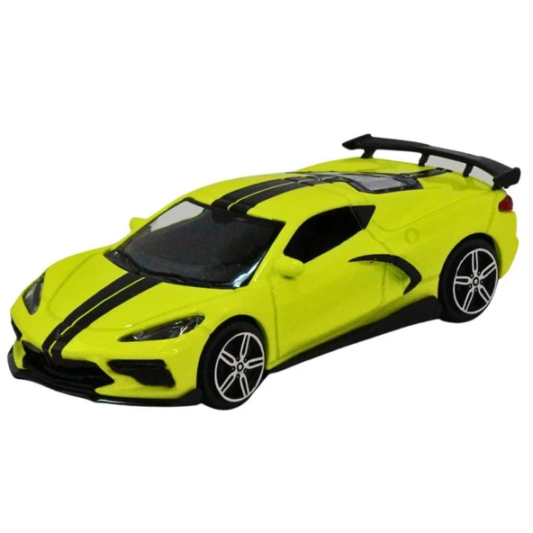 Bburago 1:43 Street Fire - 2020 CHEVROLET CORVETTE STINGRAY COUPE ürün görseli 1