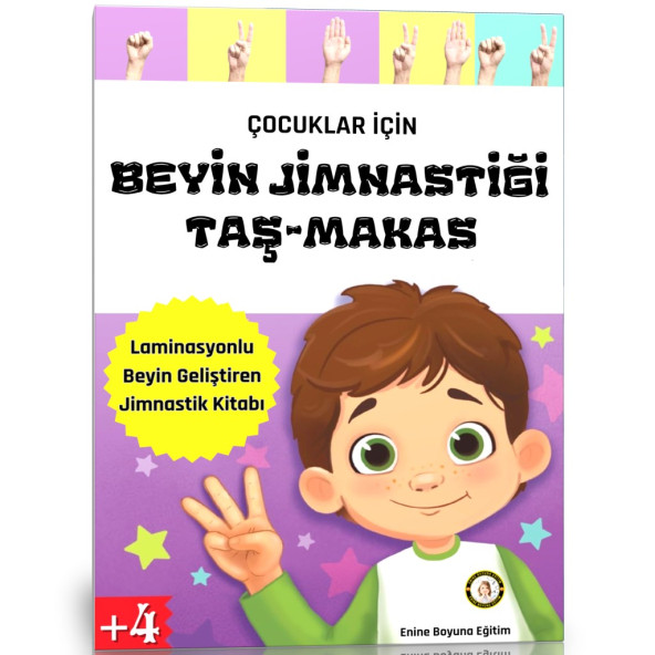 Çocuklar İçin Beyin Jimnastiği TAŞ-MAKAS Kitabı ürün görseli 1