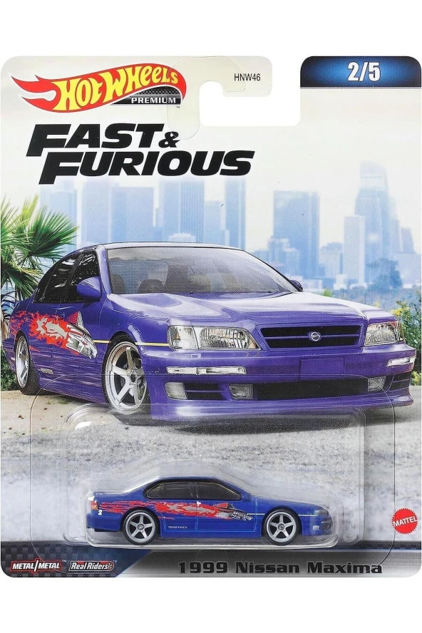Hot Wheels Premium Fast & Furious 1999 Nissan Maxima HNW46 HKD23 ürün görseli 1