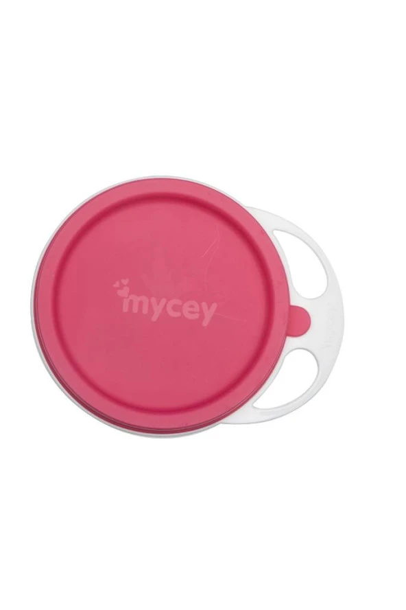 MYCEY Kapaklı Mama Tabağı Pembe - Resim 3