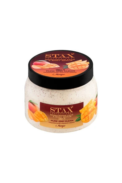 TRISTAX Mango BRIGHTENING FACE & BODY SCRUB 3in1 Peeling 500ml ürün görseli 1
