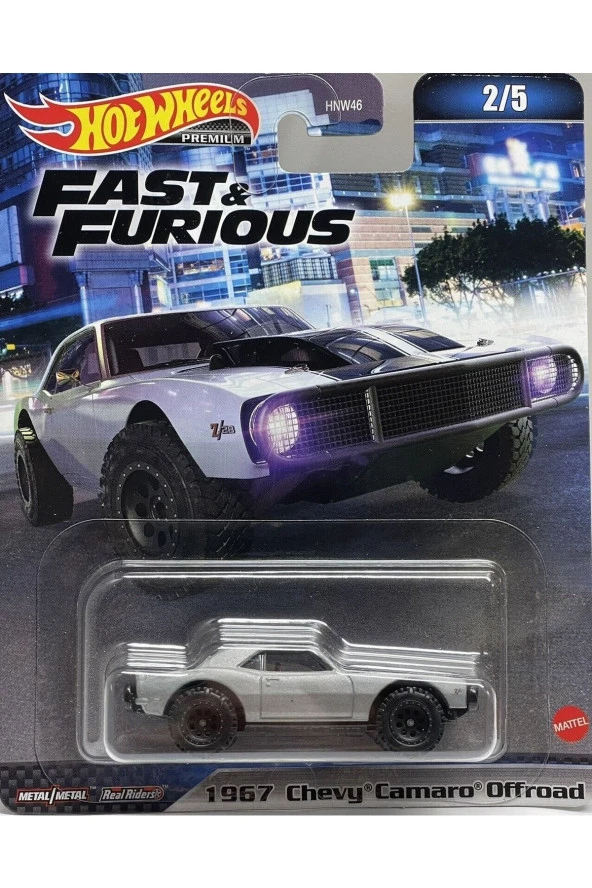 Hot Wheels Premium Fast & Furious 1967 Chevy Camaro Offroad HNW46 HNW47 ürün görseli 1