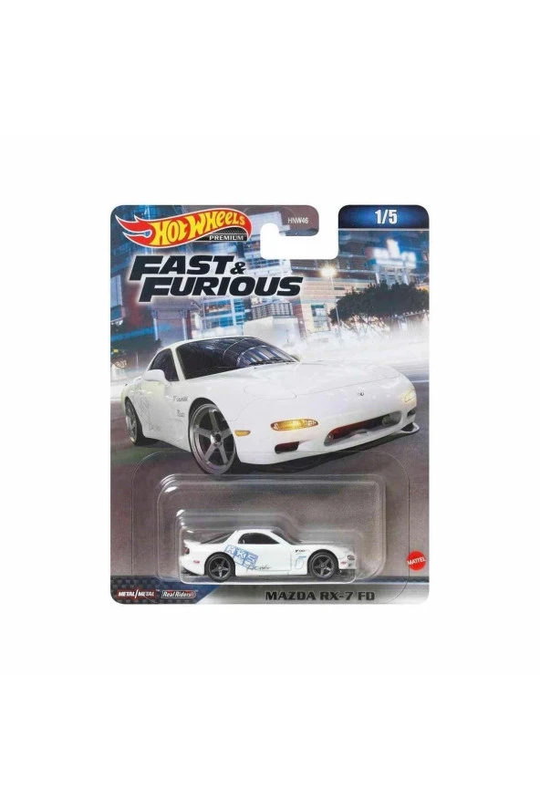 Hot Wheels Premium Fast & Furious Mazda RX-7 FD HNW46 HKD22 ürün görseli 1