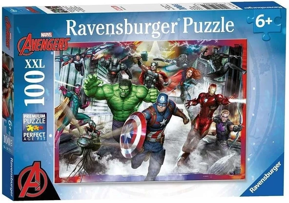 Ravensburger 100 Parça Yapboz Avengers 107711 ürün görseli 1