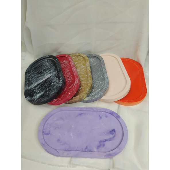 Oval Tepsi Renkli - Resim 2