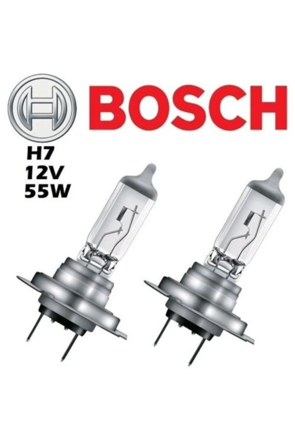 BOSCH H7 12v 55w Far Ampülü 2 Adet ürün görseli 1