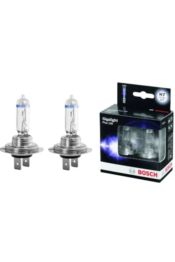 BOSCH 12v H7 Ampul 55w Gıgalıght Plus 120 Fazla Işık (2 Ad) ürün görseli 1